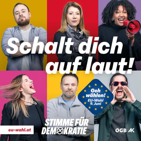 Stimme am 9. Juni 2024 - für ein menschliches Europa