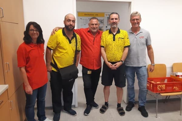 Besuch der Zustellbasis 1120