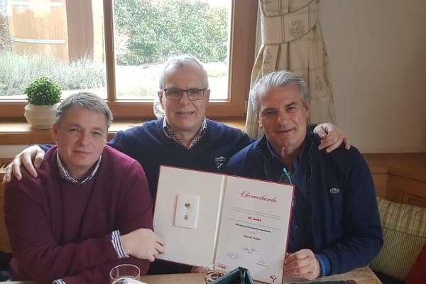 40-jährige Mitgliedschaft Werner Fiedler