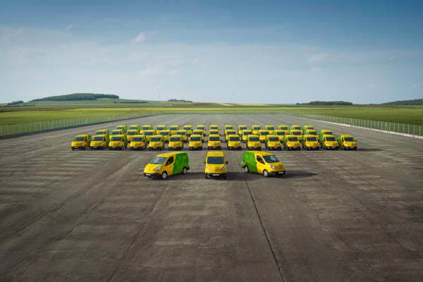 E-Fahrzeuge in der Zustellung Heimfahrtgenehmigung sichergestellt