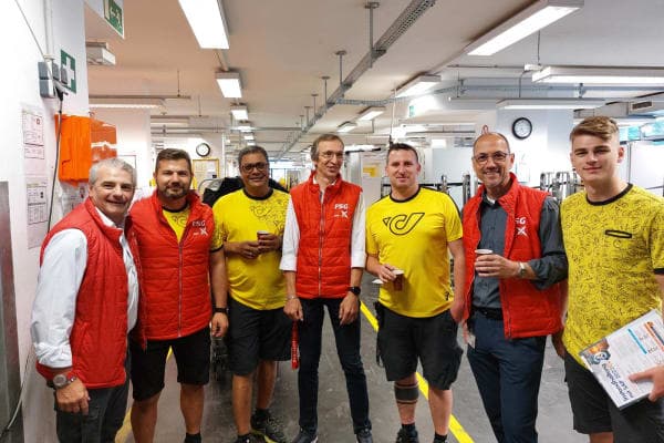 Die FSG bei den Kolleg*innen in der Zustellbasis 1100 Wien