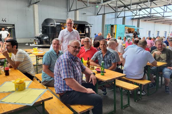 Feier zum 10-jährigen Jubiläum im Verteilzentrum Allhaming