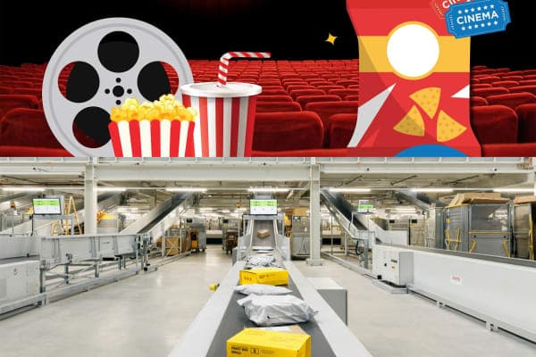 Postgespräche der Logistikzentren im Kino-Format