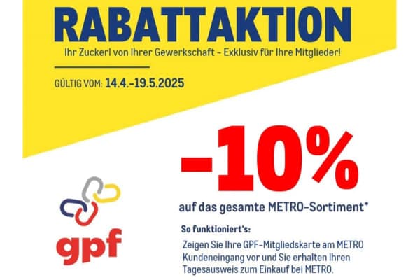 METRO Rabattaktion von 14. April bis 19. Mai 2025
