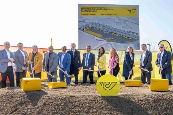 Spatenstich für den Ausbau des Logistikzentrums Salzburg