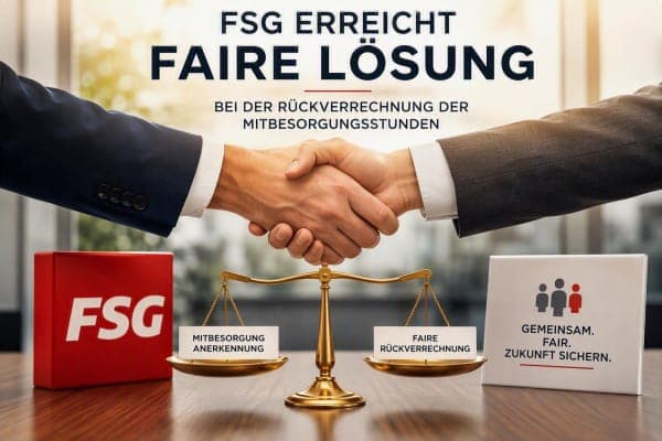 Distribution: FSG erreicht faire Lösung bei der Rückverrechnung der Mitbesorgungsstunden
